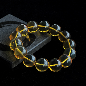 净水金蓝珀手串