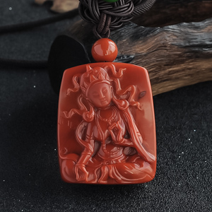 南红度母挂件