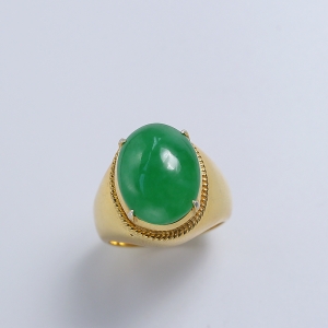 正阳翠翡翠戒指