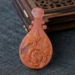 南红蝶恋花琵琶