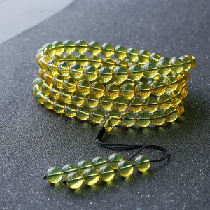 3A净水蓝珀佛珠