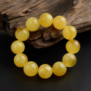 鸡油黄金绞蜜手串