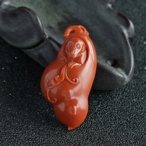 柿子红南红猴子