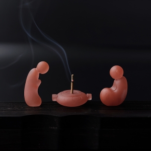 联合料柿子红南红悟道三件套