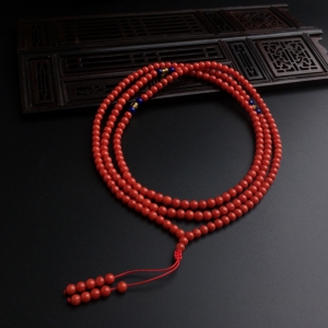 3.5mm沙丁红珊瑚佛珠两用款