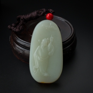 和田玉指日可待吊坠