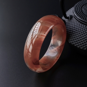 59.8#川料冰飘南红手镯