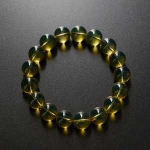 12mm墨西哥高蓝净水蓝珀手串