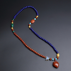 6mm南红青金石手串