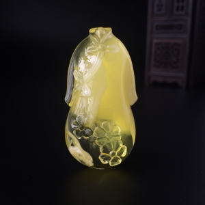 金包蜜蜜蜡旗袍吊坠