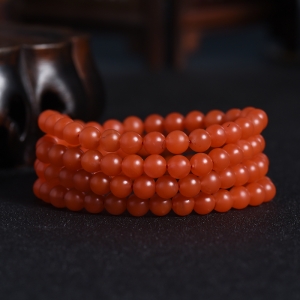 6mm雷波樱桃红南红108