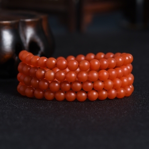 6mm雷波樱桃红南红108