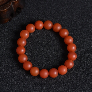 12mm雷波南红单圈手串