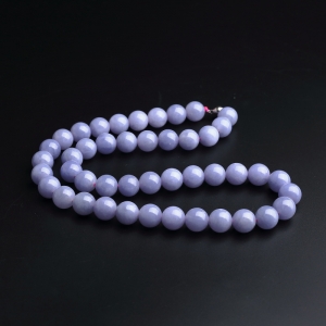 14mm糯种紫罗兰翡翠项链