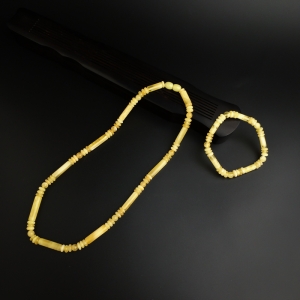 鸡油黄蜜蜡套装