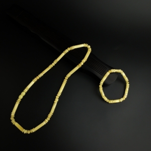 鸡油黄蜜蜡套装