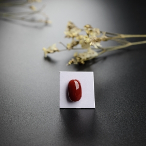 阿卡红珊瑚戒面