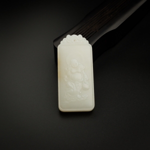 和田玉弥勒佛吊坠