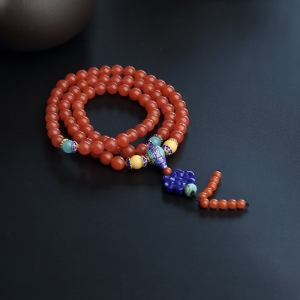 6.5mm樱桃红南红两用款