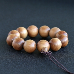 20mm老山檀香黑肉沉水手串