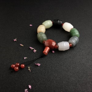 和田玉多宝手串