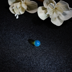 8mm多多米尼加蓝珀圆珠