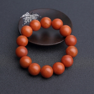 16mm柿子红南红手串