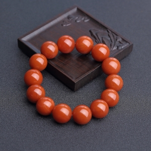15.5mm南红手串