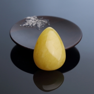 满蜜鸡油黄蜜蜡随形吊坠