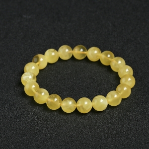 10mm鸡油黄金绞蜜单圈手串