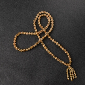 7mm钛金发晶佛珠