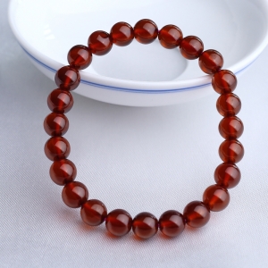 7.5mm橙色石榴石手串