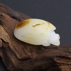 籽料和田玉归来吊坠