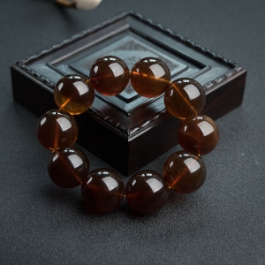 23mm棕珀手串