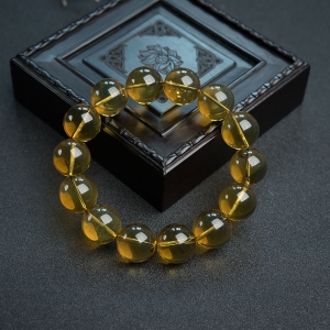 17mm缅甸蓝珀手串