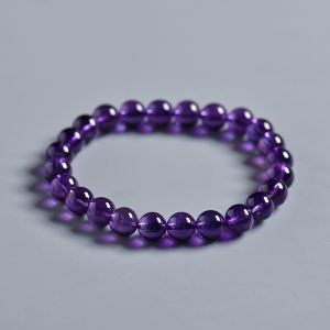 8mm紫水晶单圈手串