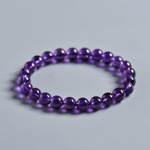 8.1mm紫水晶单圈手串