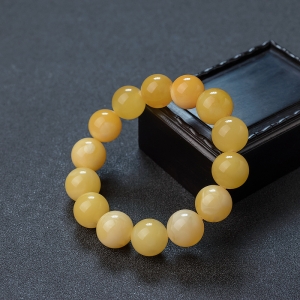 16.5mm白花蜜手串