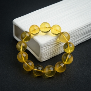 17mm鸡油黄金绞蜜手串