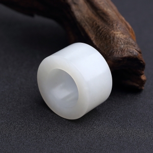 俄料白玉山料扳指