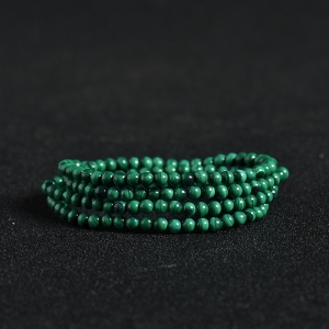 4mm孔雀石4圈手串