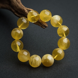 18mm鸡油黄金绞蜜手串