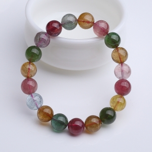 10mm彩虹碧玺手串