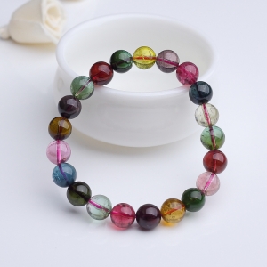 9mm彩虹碧玺手串