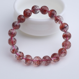 10mm金草莓晶手串