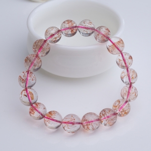 11mm金草莓晶手串