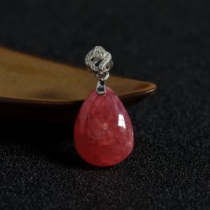 红纹石水滴吊坠