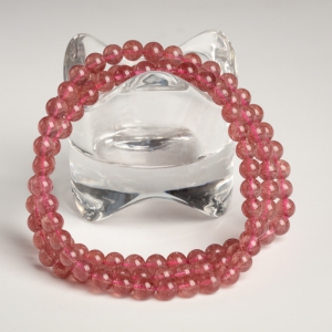 草莓晶多圈手串