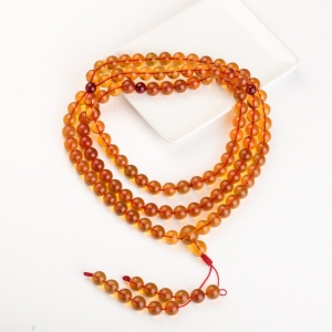 金红珀108佛珠