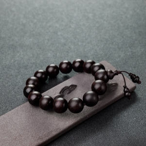 15mm满星小叶紫檀单圈手串